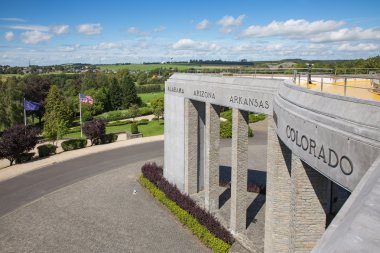 Bastogne, Belçika, Bulge Amerikan Ww2 memorial Savaşı