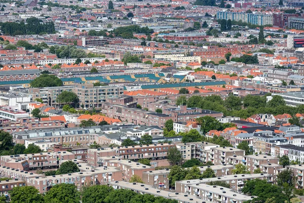 Zona residencial de paisaje urbano aéreo de La Haya, Países Bajos — Foto de Stock