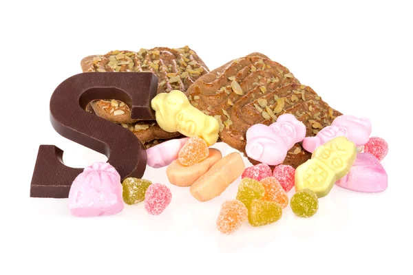 Süßigkeiten vom holländischen Kinderfest Sinterklaas am 5. Dezember — Stockfoto