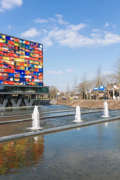 Bâtiment de l'Institut néerlandais pour le son et la vision — Photo