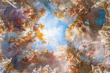 Tavan boya Palace Versailles Paris, Fransa