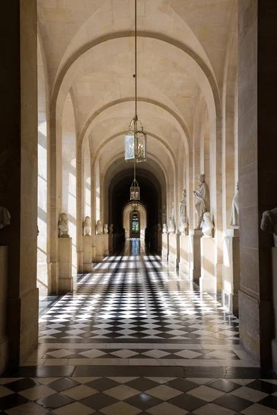 Marble hallway at Palace of Versailles near Paris, France — Stock Photo, Image