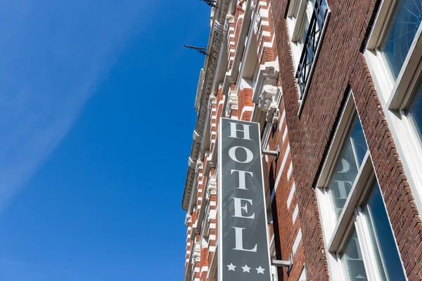 Fassadenhotel in Amsterdam, Niederlande — Stockfoto