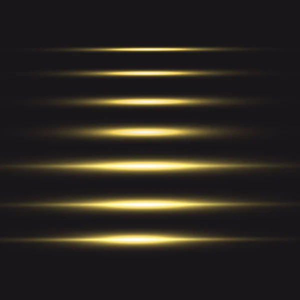 Lignes Abstraites Avec Effet Lumière Brillante Effet Lumineux Spécial Lumineux — Image vectorielle