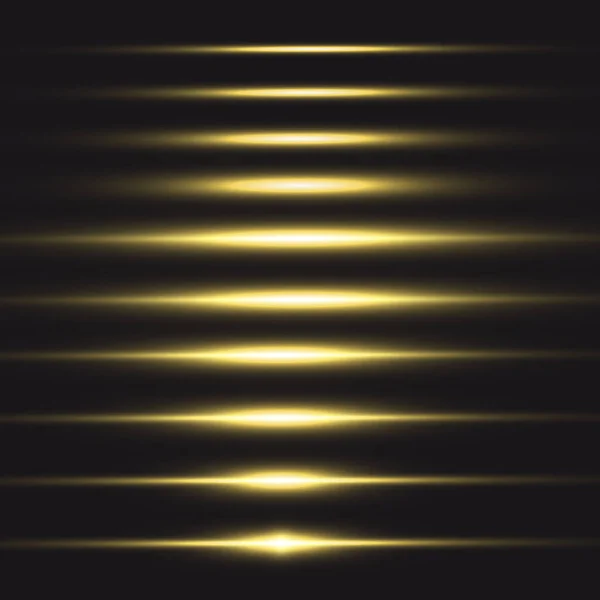 Абстрактні Лінії Світловим Ефектом Світяться Особливі Світлові Ефекти Світлові Лінії — стоковий вектор