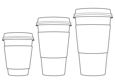 Kahve kağıt bardak