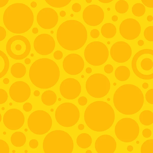 Gele cirkel patroon — Stockvector