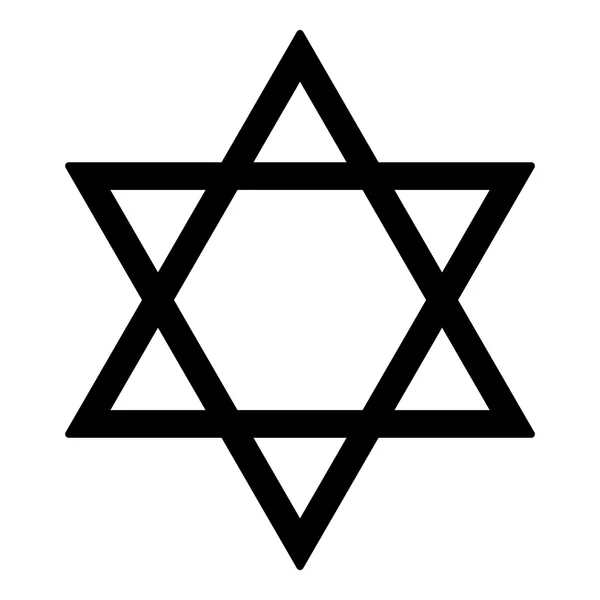 Judaism Star vector — Stock Vector