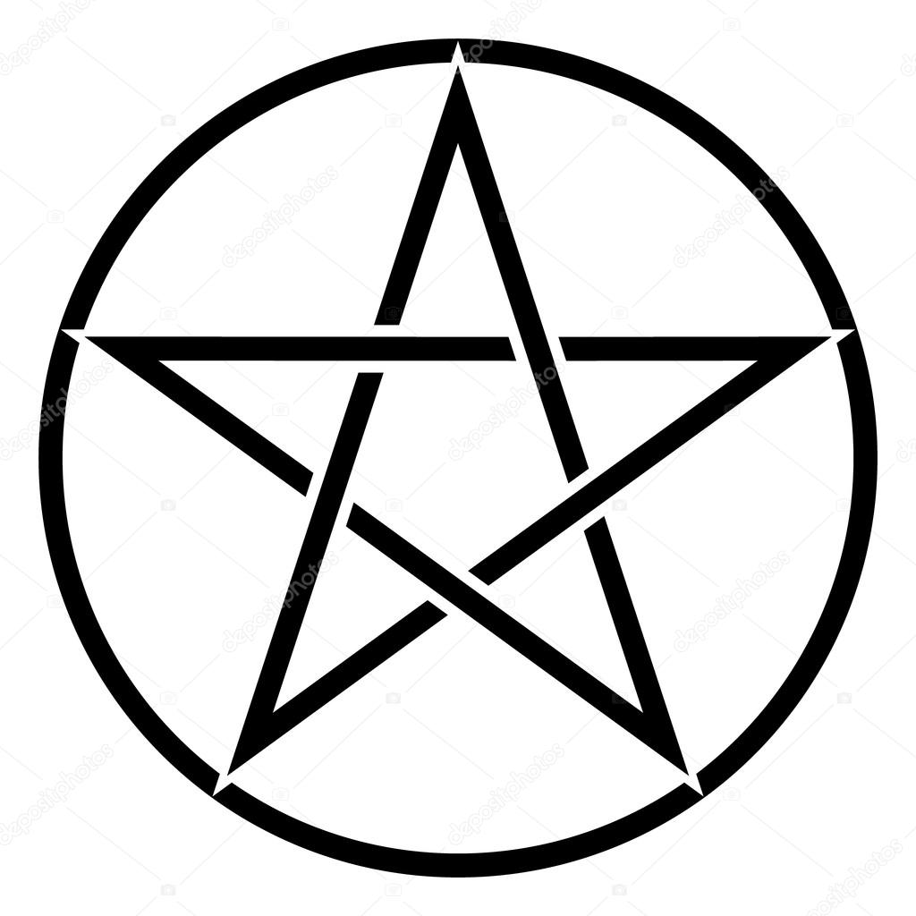 Pentagram Symbol vector