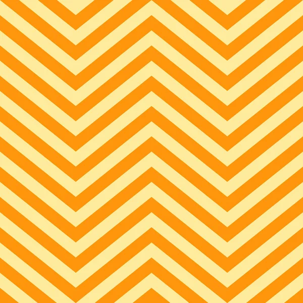 Hintergrund aus gelben und orangen V-förmigen Mustern — Stockvektor