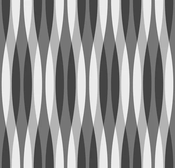 Siyah, beyaz ve gri dalgalı arka plan — Stok Vektör