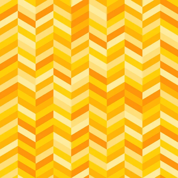 Zig Zag fond dans les nuances de jaune et d'orange — Image vectorielle