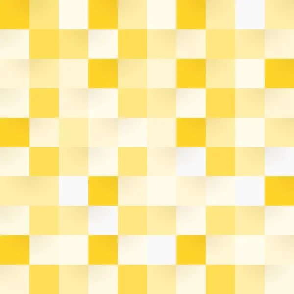 Geel vierkant patroon — Stockvector