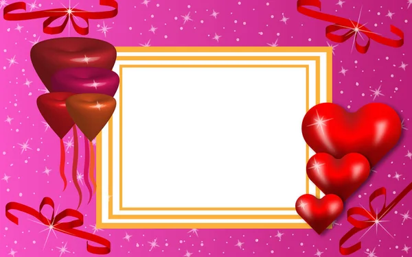 Valentýnské Přání Koncept Pro Svátek Svatého Valentýna Láska Copyspace Dispozici — Stock fotografie