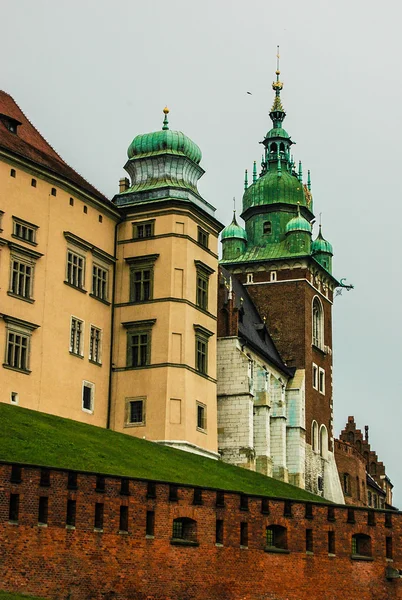 Kungliga slottet Wawel. Cracov, Polen — Stockfoto