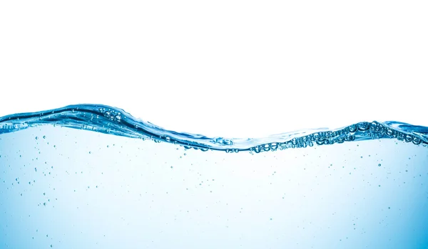 Burbujas de agua y aire sobre blanco —  Fotos de Stock