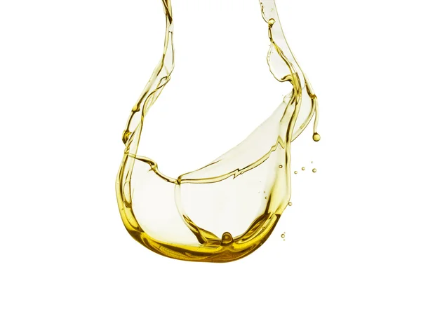 Oil splash isolated on white background — Stock Photo, Image