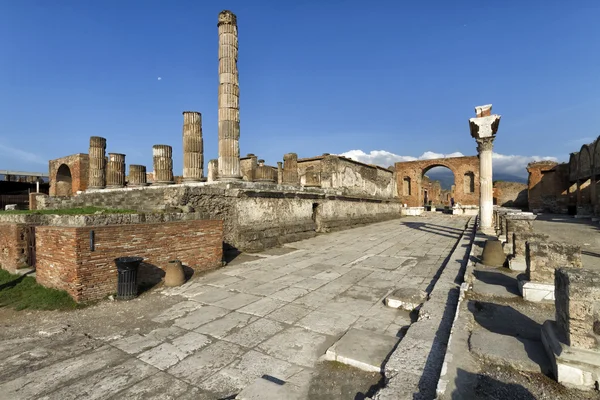 Tajemnice śmierci w starożytnym mieście Pompeje. — Zdjęcie stockowe
