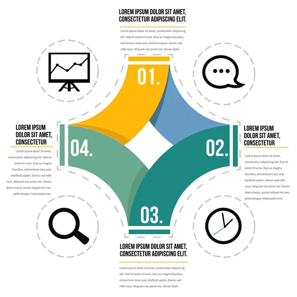 Diagrama infográfico — Archivo Imágenes Vectoriales