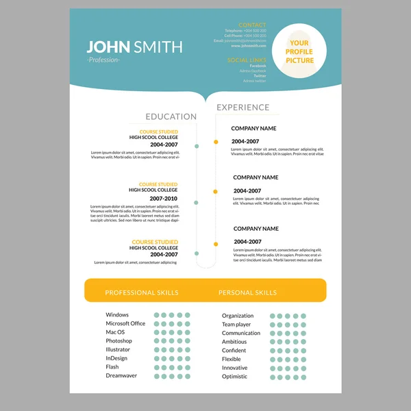 Curriculum vitae — Foto de Stock