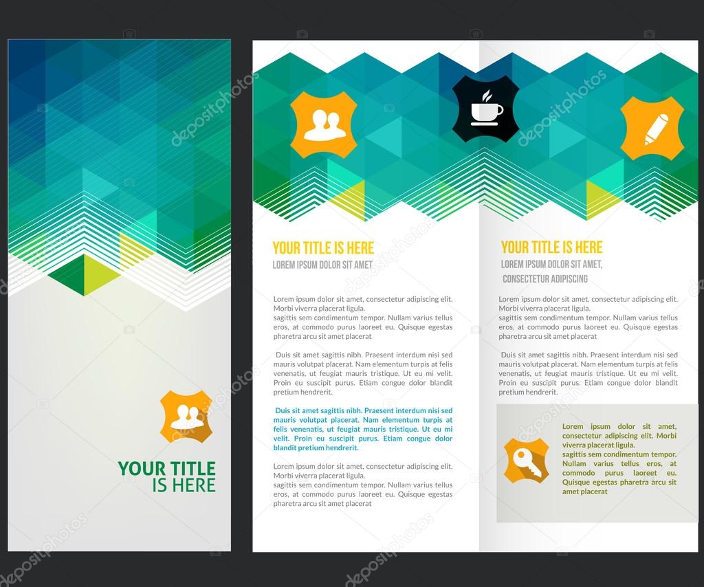 Vector Brochure Layout Design