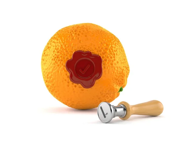 도장이 오렌지 — 스톡 사진