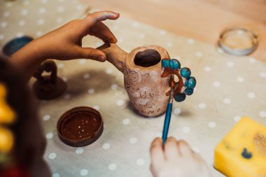 Çocuk el sculpts