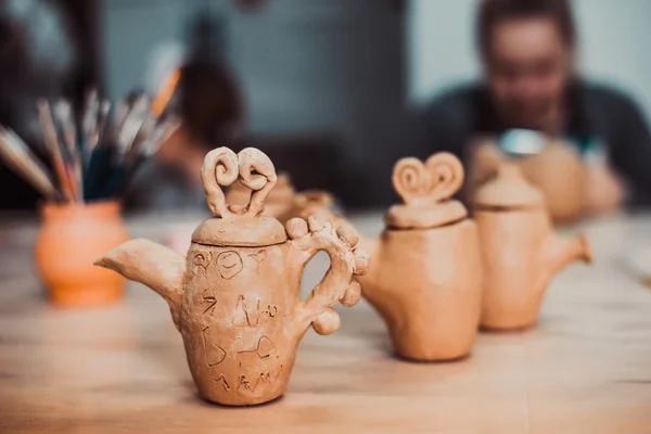 Children's hands sculpts — Stock Photo, Image