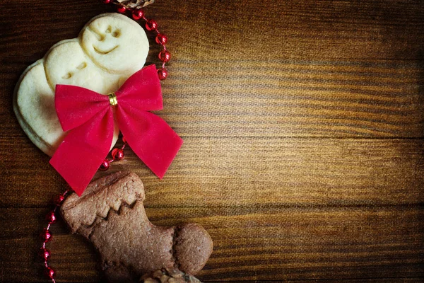 Biscotti di Natale tavole — Foto Stock