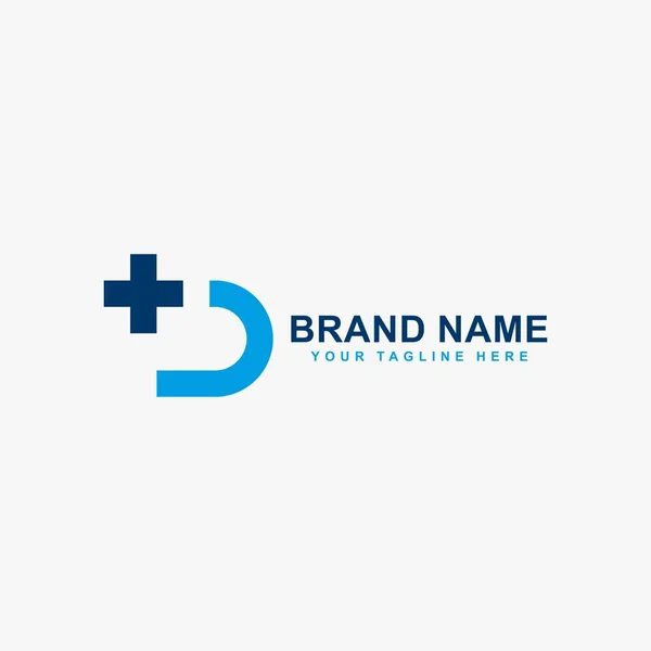 D harfi ve çapraz logo tasarım vektörü. Monogram D logo sembolü.
