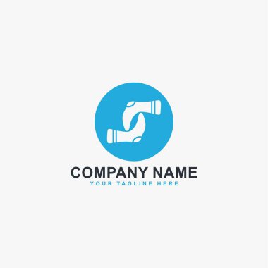 Çorap logosu tasarım vektörü. Ayak giyimi logo simgesi simgesi.