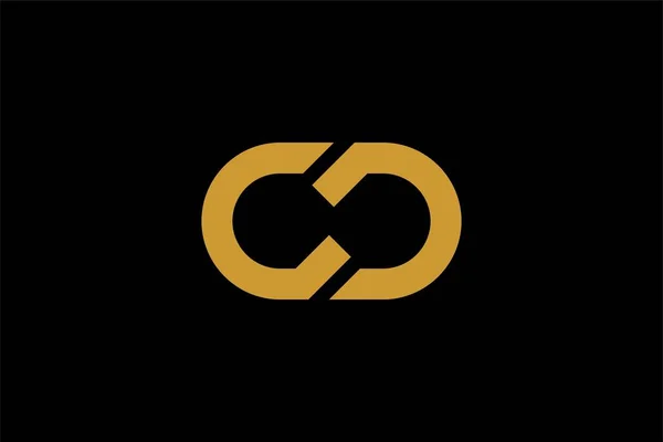 CD letter logo design vector. DC monogram sign symbol.