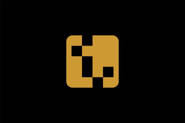 Letter T logo design vector. Monogram T in rectangle illustration symbol. Gold T-type vector icon.