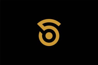 Kablosuz sinyal logo tasarım vektörü. S harfi ana hat logosu. Sinyal illüstrasyonu.