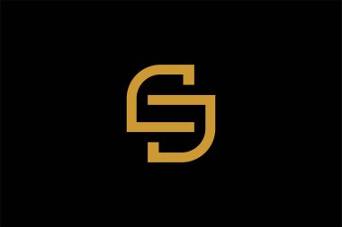 S harfi logo tasarım vektörü, teknoloji simgesi illüstrasyonu.