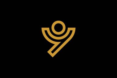 Y harfi logo tasarım vektörü. Teknoloji logosu tasarımı.