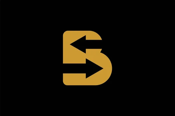 Вектор Дизайну Логотипу Літери Стрілки Абстрактний Дизайн Логотипу Тип Логотипу Ліцензійні Стокові Ілюстрації