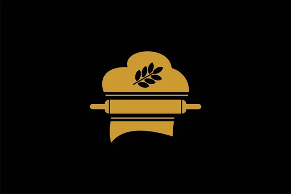 Brot Bäckerei Logo Design Vektor Stockvektor