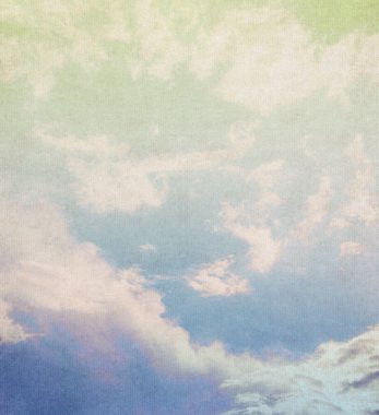 dokulu kağıt arka plan üzerinde bulutlar