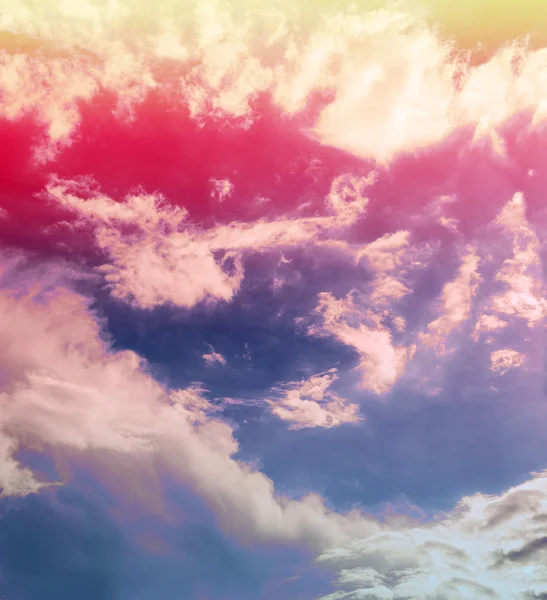 Pink clouds background — Stock Photo, Image