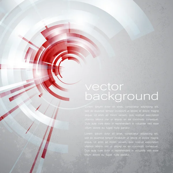 Techno geometrische Vector cirkel moderne wetenschap abstracte achtergrond — Stockvector