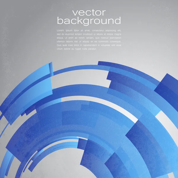 Techno geometrische Vector cirkel moderne wetenschap abstracte achtergrond — Stockvector