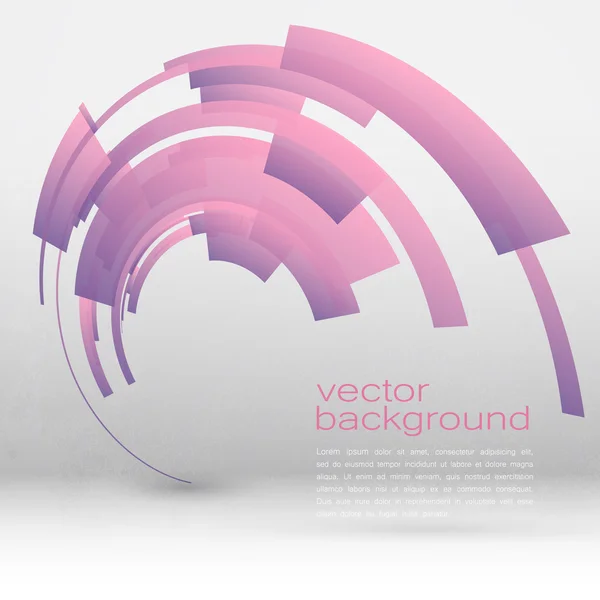 Techno Geometric Vector Circle Modern Science Résumé Contexte — Image vectorielle