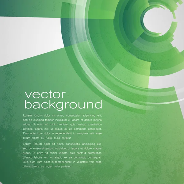 Techno Geometric Vector Circle Modern Science Contexto abstrato — Vetor de Stock