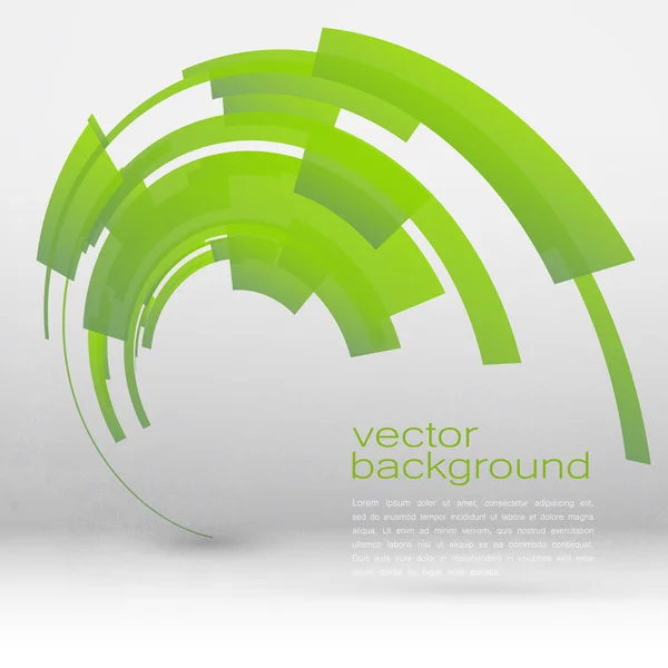 Techno Geometric Vector Circle Modern Science Contexto abstrato —  Vetores de Stock
