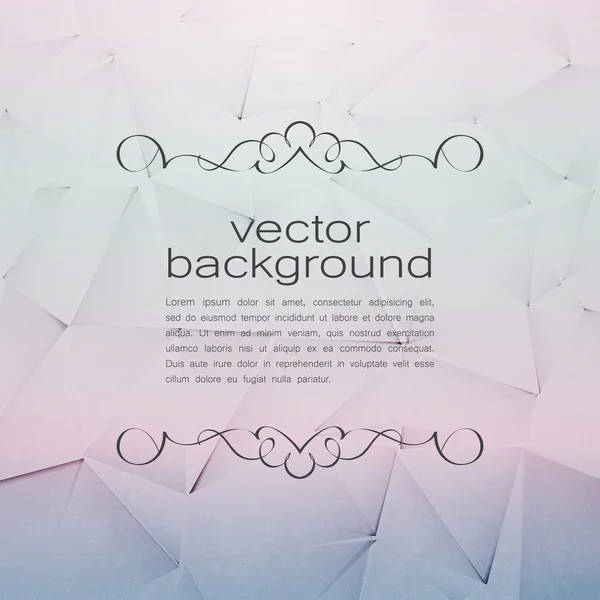 Polygonální vektorové pozadí. Textura vinobraní papíru — Stockový vektor