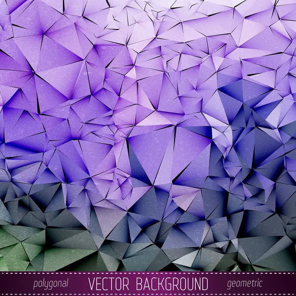 Fondo vectorial poligonal. Textura de papel vintage — Vector de stock