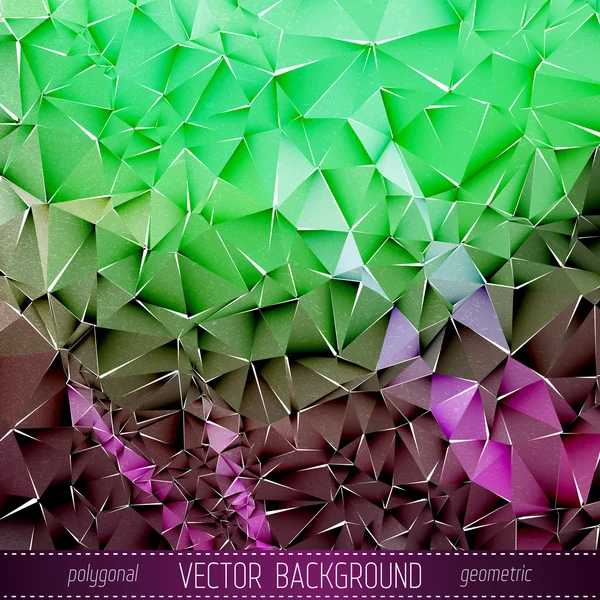 Sfondo vettoriale poligonale. Texture carta vintage — Vettoriale Stock