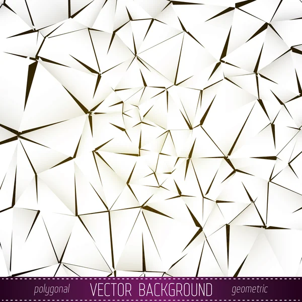 Polygonaler Vektorhintergrund. Vintage Paper Textur — Stockvektor