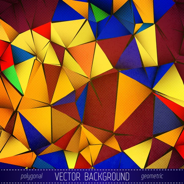 Fond vectoriel texturé polygonal . — Image vectorielle